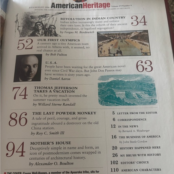 American Heritage hardcover JUL/AUG 1998 - Picture 2 of 12